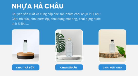 Công ty sản xuất chai nhựa PET uy tín - NHỰA HÀ CHÂU