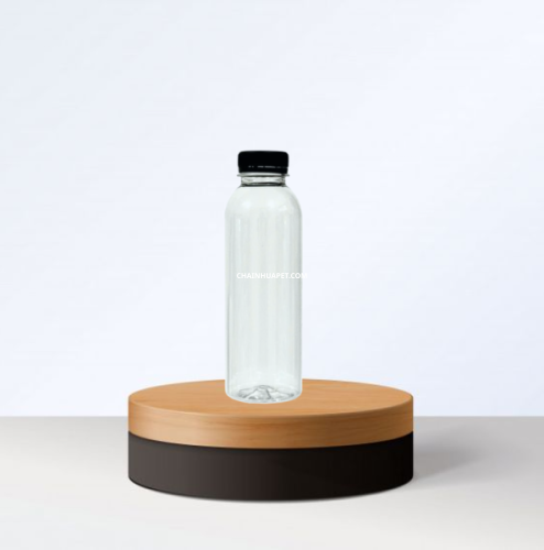 Sản phẩm Chai trà sữa miệng rộng tròn 500ml